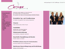 Tablet Screenshot of hairworld.ch